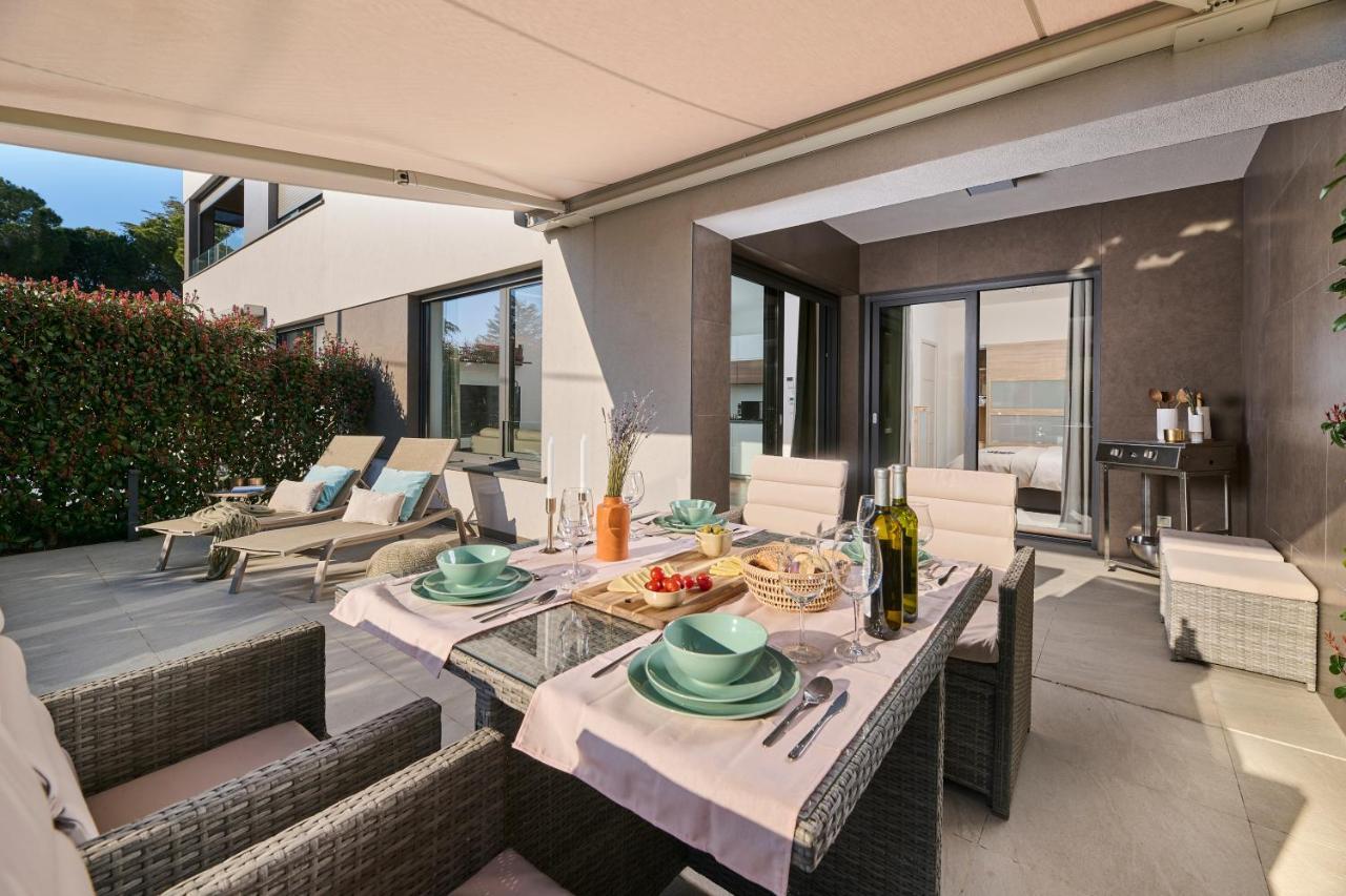 Brand New 1 Bedroom Apartment With Backyard Near The Beach! Poreč Dış mekan fotoğraf
